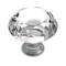 Heritage Designs Traditional Glass Knob 114 Inch Diameter Glass  Chrome Finish, 10PK R079496CHX10B - alternate 1